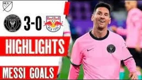 Messi first match 1st Goal INTER MIAMI CF 3-0 PHILADELPHIA -