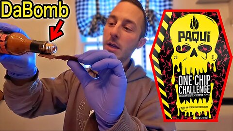 PAQUI ONE CHIP CHALLENGE W/ DABOMB SAUCE | Ambulance Conversion Episode 6