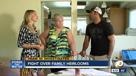 San Diego family fighting for valuable heirlooms