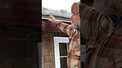 Preventing Rooftop Ice Dams #shorts