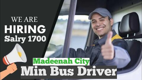 Bus Driver Job | Driver Job Saudi #fcenterprise #shorts #job