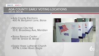 Early voting locations for Ada, Canyon Counties