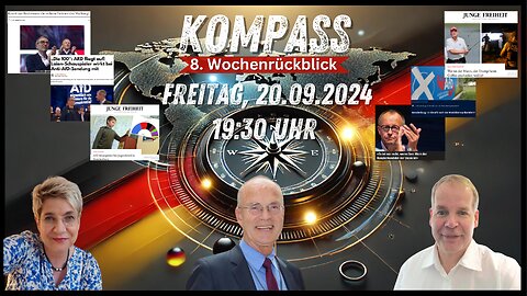 LIVE | KOMPASS - 8. Wochenrückblick mit Alexa und Stefan und zu Gast: Dr. Daniel Langhans