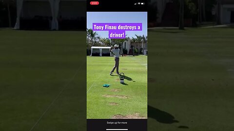 Tony Finau destroy driver! #tonyfinau #golf #pgatour