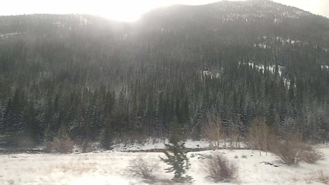 Amtrak California Zephyr Westbound to Winter Park, CO