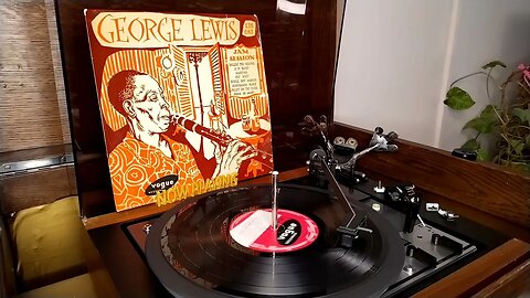 George Lewis Jam Session 10" 33rpm Vinyl LP ~ Vogue Records Recorded New Orleans August 1950