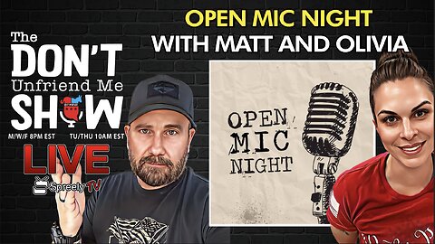 🚨 LIVE | 24NOV23: Open Mic Night... Call-In