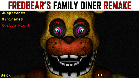 Five Nights at Fredbear's Family Diner Remake (Recoded) - Extras Mode