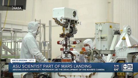 ASU professor led development of Mars rover camera