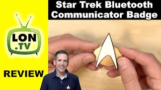 Star Trek Bluetooth Communicator Badge Review - It Really Works! (sorta)