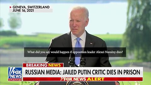 Flashback: Biden Warns Of Consequences If Alexei Navalny Dies