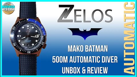 Holy Bronze Batman! | Zelos Mako 500m Automatic Diver Microbrand Unbox & Review