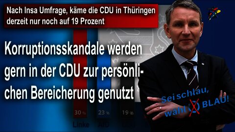 CDU bekommt bei Neuwahlen kalte Füße, „Angst um Pöstchen“ Björn Höcke AfD