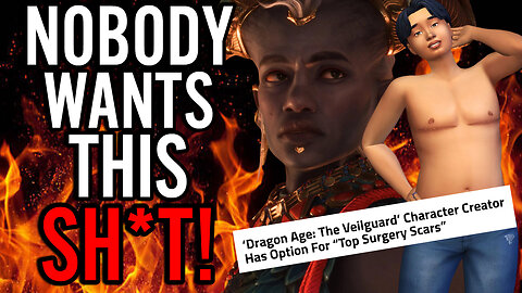 Dragon Age: The Veilguard Features TOP SURGERY Scars!! Bioware Is PUSHING The LGBT Agenda!!