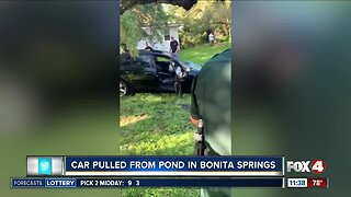 Car pulled from pond in Bonita Springs