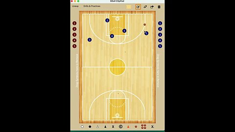 "Chicago" Set Play v. Man-to-Man Defense - Several Scoring Options