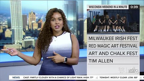 Wisconsin Weekend in a Minute: Irish Fest, Tim Allen, Red Magic Native American Art Festival, and more