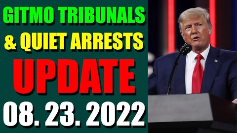 GITMO TRIBUNALS & QUIET ARRESTS INTEL UPDATE (AUGUST 23, 2022)