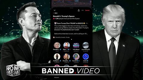 Trump / Elon The Chat Of The Decade: Full Live Infowars Coverage and Analysis With Alex Jones