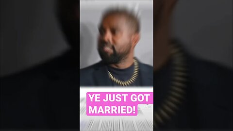 YE JUST GOT MARRIED! #ye #tmz