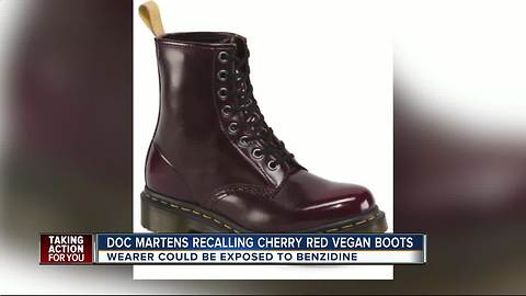 Dr. Martens recalls boots due to chemical exposure