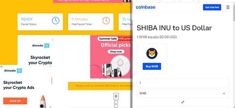 How To Earn Free SHIBA INU SHIB TOKENS Cryptocurrency At BTC Bunch Every 5 Min Withdraw Via Coinbase