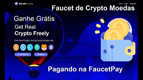 💥BitcoinTophy Faucet PAGANDO na Faucetpay💥