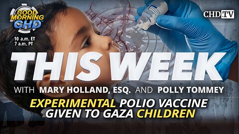 Experimental Polio Vaccine Given To Gaza Children