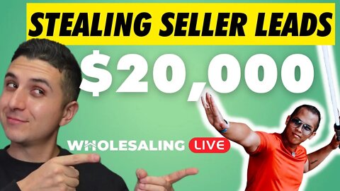 [Never Seen Before] Full Call Stealing Another Investor's Lead During Wholesaling LIVE With McKlane