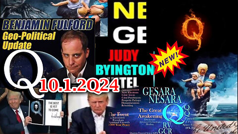 Judy Byington Special Intel 10/1/24 - Q Drop! The White Hats Storm That's Brewing