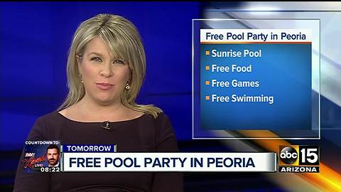 Peoria pool hosting FREE pool party Saturday