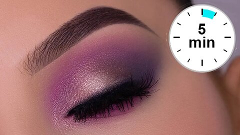 5 MINUTE $4 Dollar Eye Makeup Tutorial | Affordable Eyeshadow