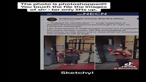 Photoshoped News Photo of Lewiston ME. False Flag Event Date: 2023-10-27