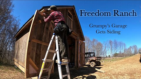 #5 Grumpy's Garage Gets Siding