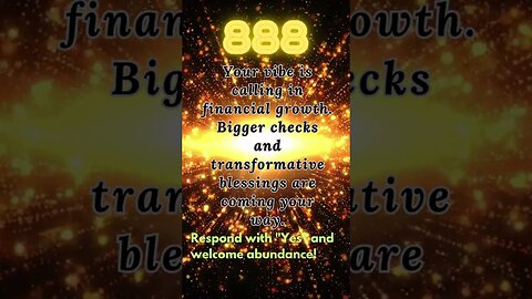 Transformative Blessings Await YOU ! #angelnumber888 #manifestation #888