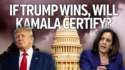 If Trump can Stay Alive & Win in Nov....VP Kamala will Not Certify his Victory on Jan 6, 2025!