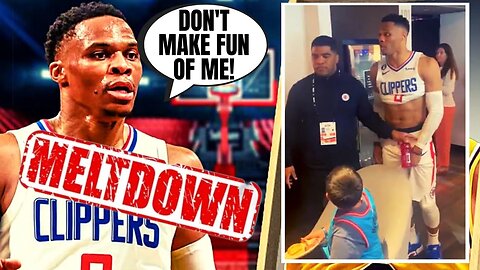 Russell Westbrook CONFRONTS Suns Fan At Halftime, Goes VIRAL For Another Meltdown