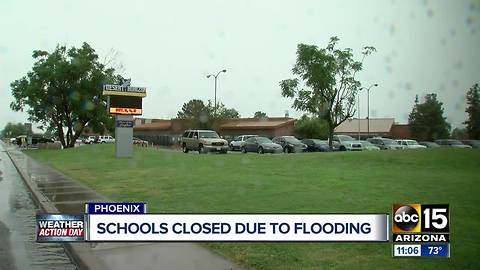 Schools closed due to Valley flooding