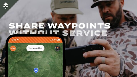 Share Waypoints Without Service