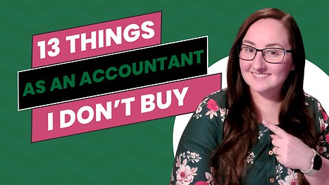 13 Things I Don't Buy Anymore as an Accountant