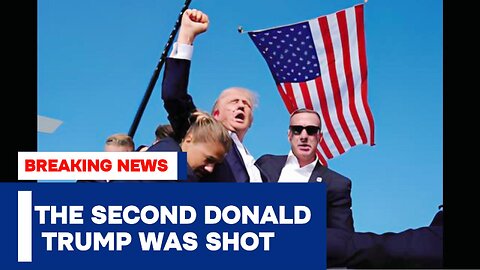 The moment Donald Trump was shot