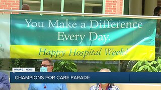 Champions for care parade on Friday