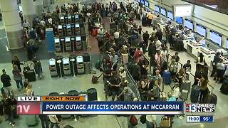 Power outage affects operations at McCarran