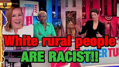 MSNBC MOCKS Trump voters as RACIST over IMMIGRATION!