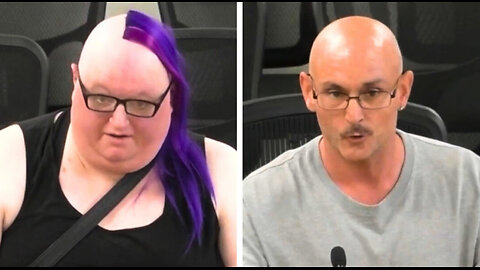 Purple-Haired Transgender Person VS Man Who’s Had Enough!