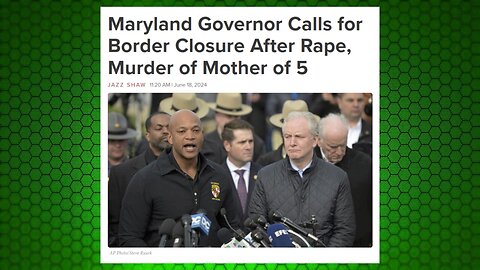 MD Democrat Gov. Calling for Closed Border