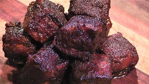 Pork Belly Burnt Ends on Lone Star Grillz