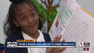 South Kansas City first-grader uses rap to combat gun violence