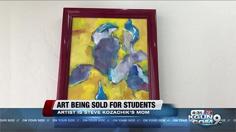 Artwork by council member's late mother going to student scholarships