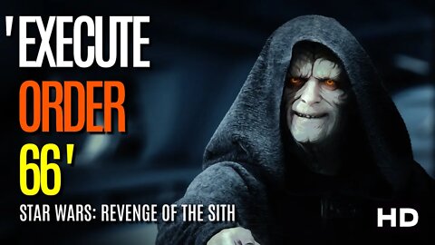 Darth Sidious VICIOUSLY Issues Order 66 | Star Wars Revenge Of The Sith